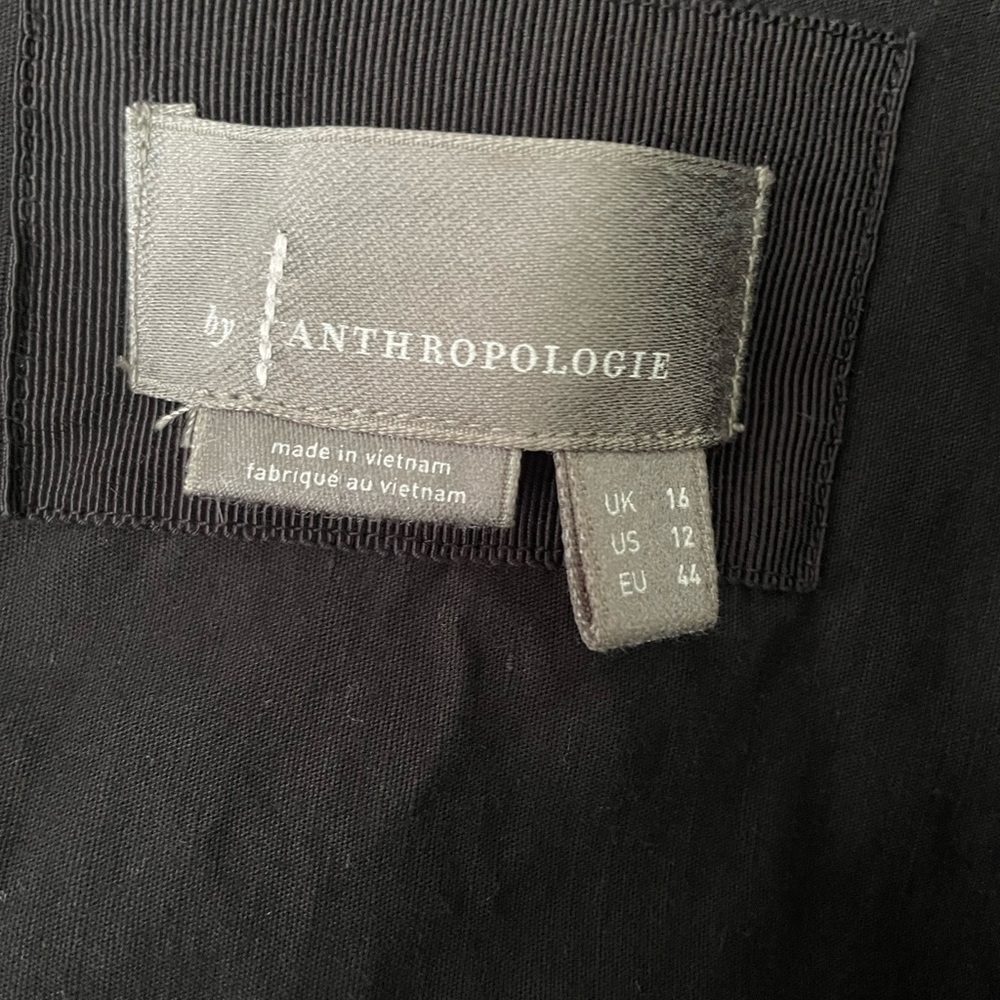 Anthropologie Black Sweetheart Sheath Dress for Cocktail - Picture 3 of 7